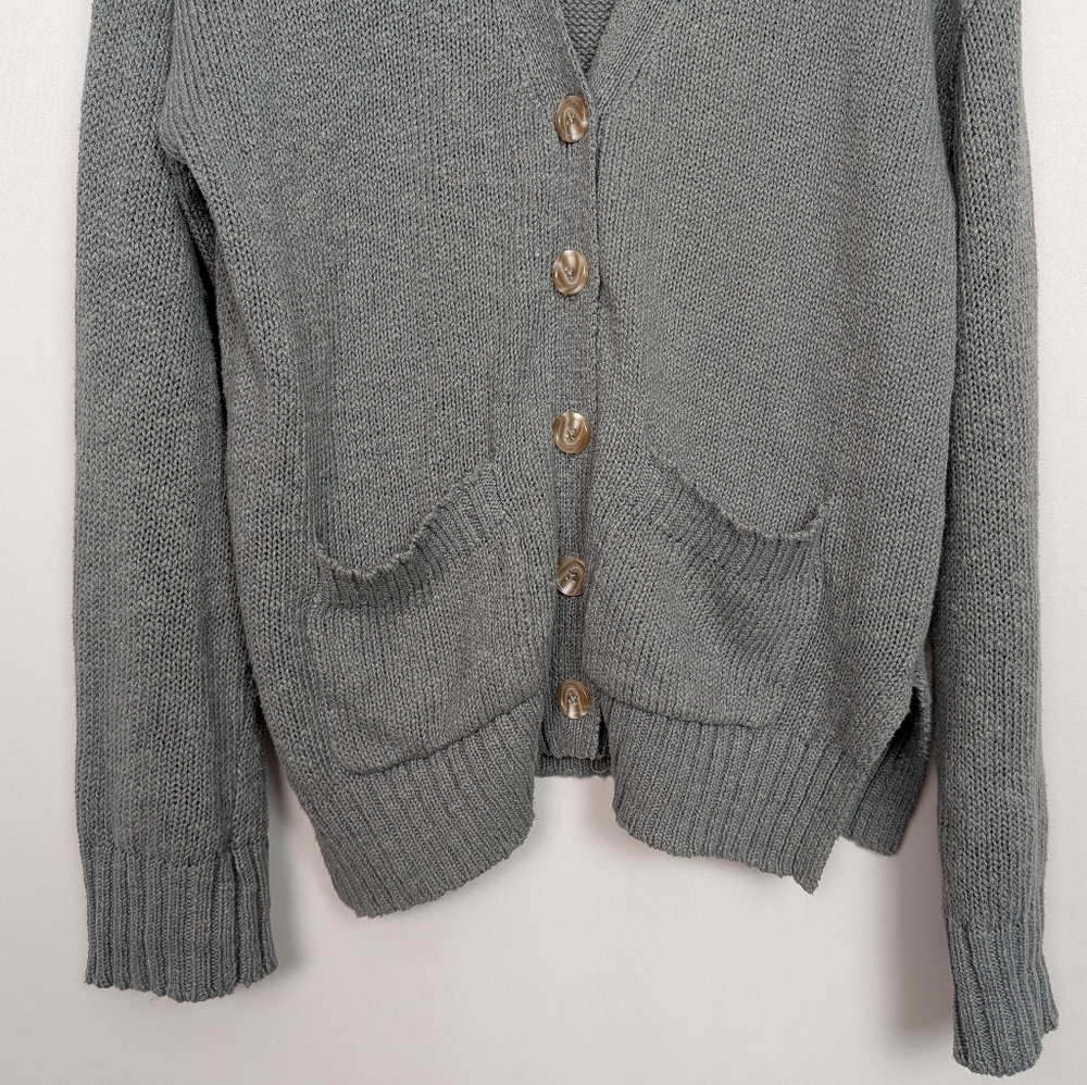 Quince Organic Cotton Linen Cardigan - Picture 4 of 9
